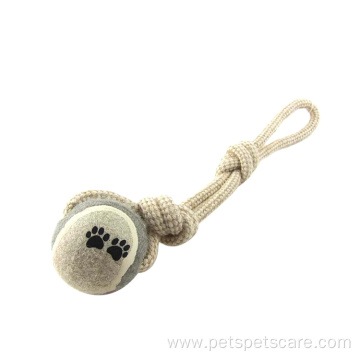 Eco-friendly dog chewing tennis ball toy